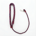 NCC tri-colour heavy braided lanyard in knitted thick weave with metal clip hook, ceremonial and uniform accessory for National Cadet Corps cadets, suitable for all wings.