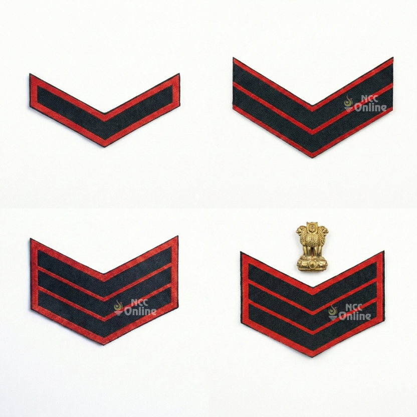 NCC Cadet Rank Collection – Buy Online India – NCC Online