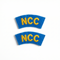 NCC arm title shoulder badge air wing gold embroidery ncconline.in store
