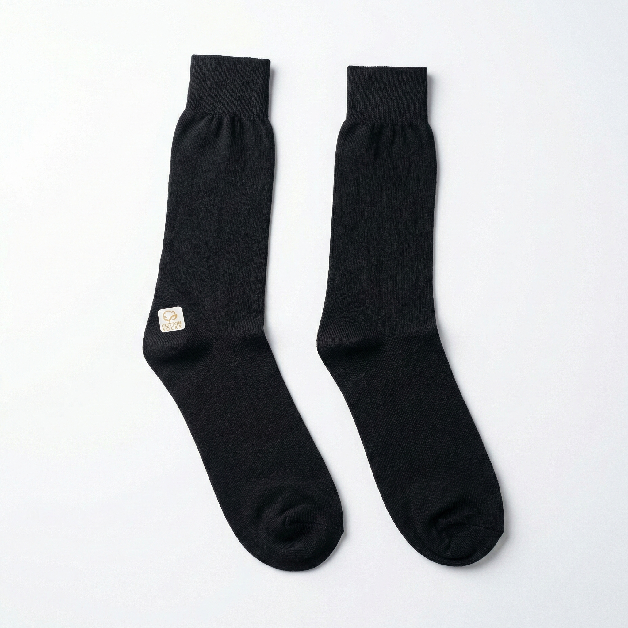 NCC Cotton Socks Black Plain – Comfortable Uniform Socks for NCC Cadets
