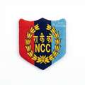 NCC sleeve sign badge with tricolour embroidery and NCC emblem on fabric patch ncc online store