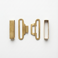 Heavy brass NCC belt buckle runner set with male and female components for NCC web belt use online store