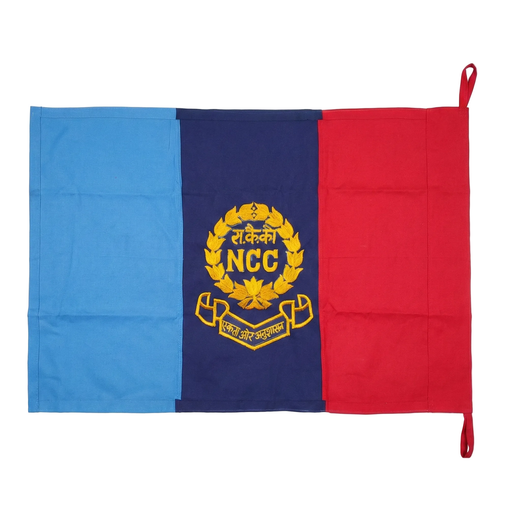 National Cadet Corps NCC flag embroidery back view