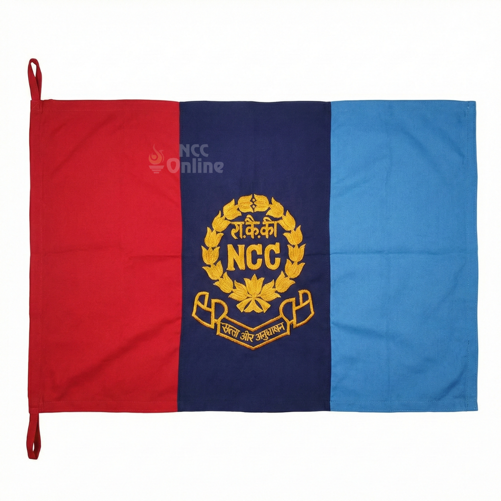 Ncc Signs Buy NCC Embroidered Flag – National Cadet Corps | Online India – NCC Online