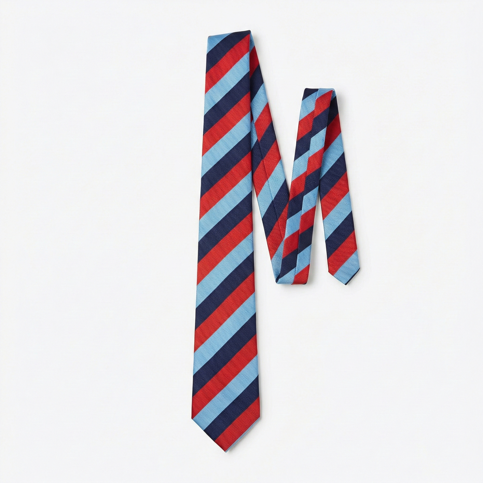 NCC parade tie full length striped design for cadets ncc online store